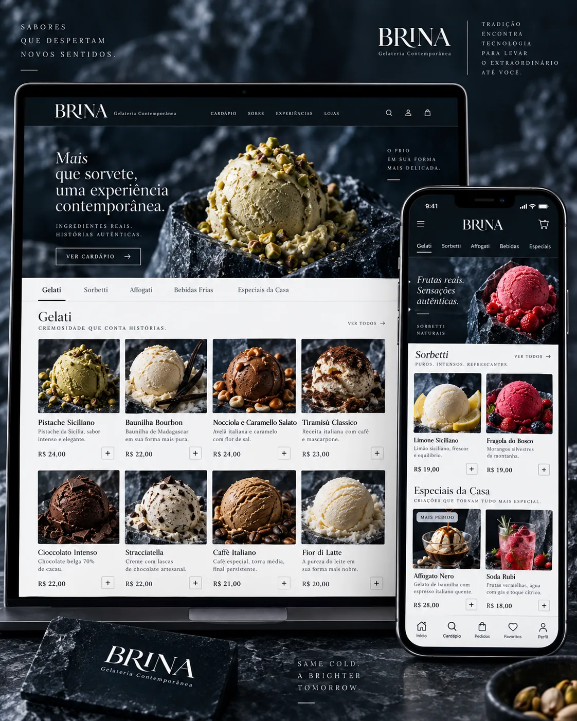 Case BRINA — Gelateria Contemporânea